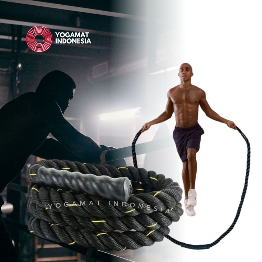 Tali Skipping Jump Rope Heavy Power Training / Jump Rope 1kg / Skipping Berat
