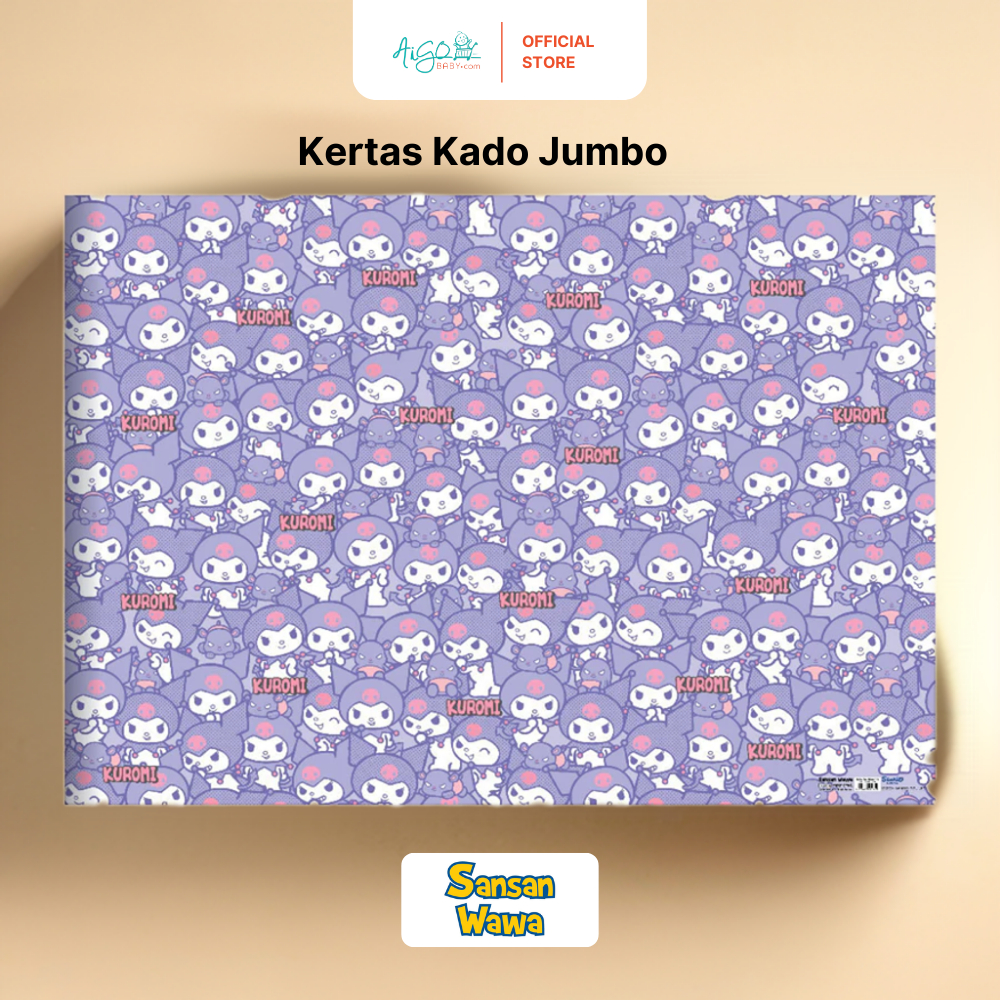 

SANSAN WAWA - Kertas Kado Jumbo Karakter Lucu