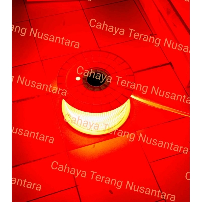 LampuSelang sinar merah 100 meter/LED strip merah 100 meter/lampu selang LED 100m