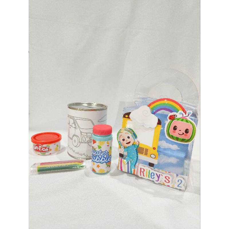 

Cocomelon mini hampers ( hampers ulangtahun anak)