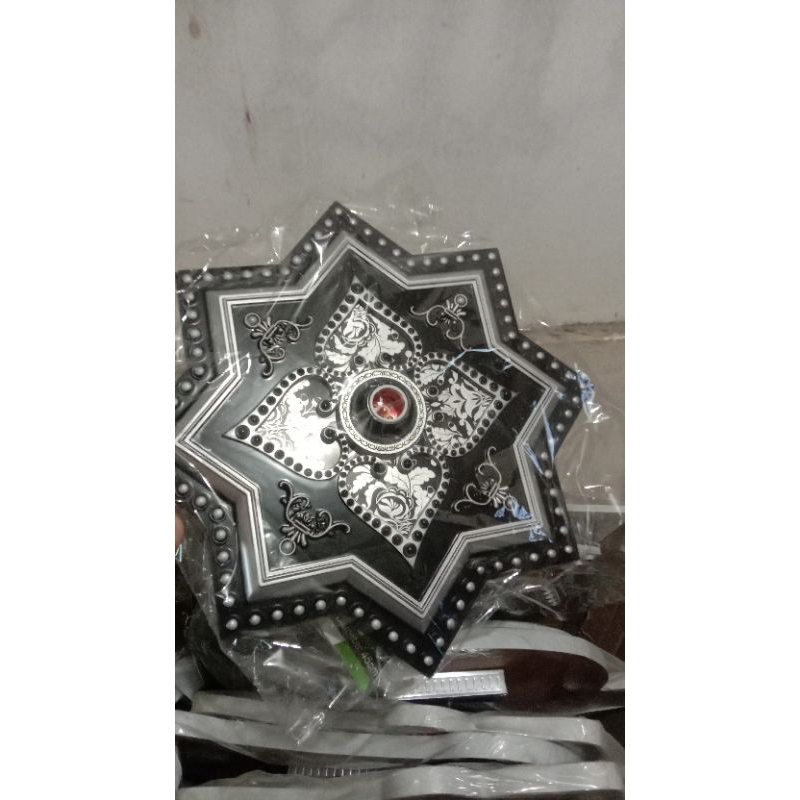 fiting hias besar ornamen lampu plafon 45cm fiting decor