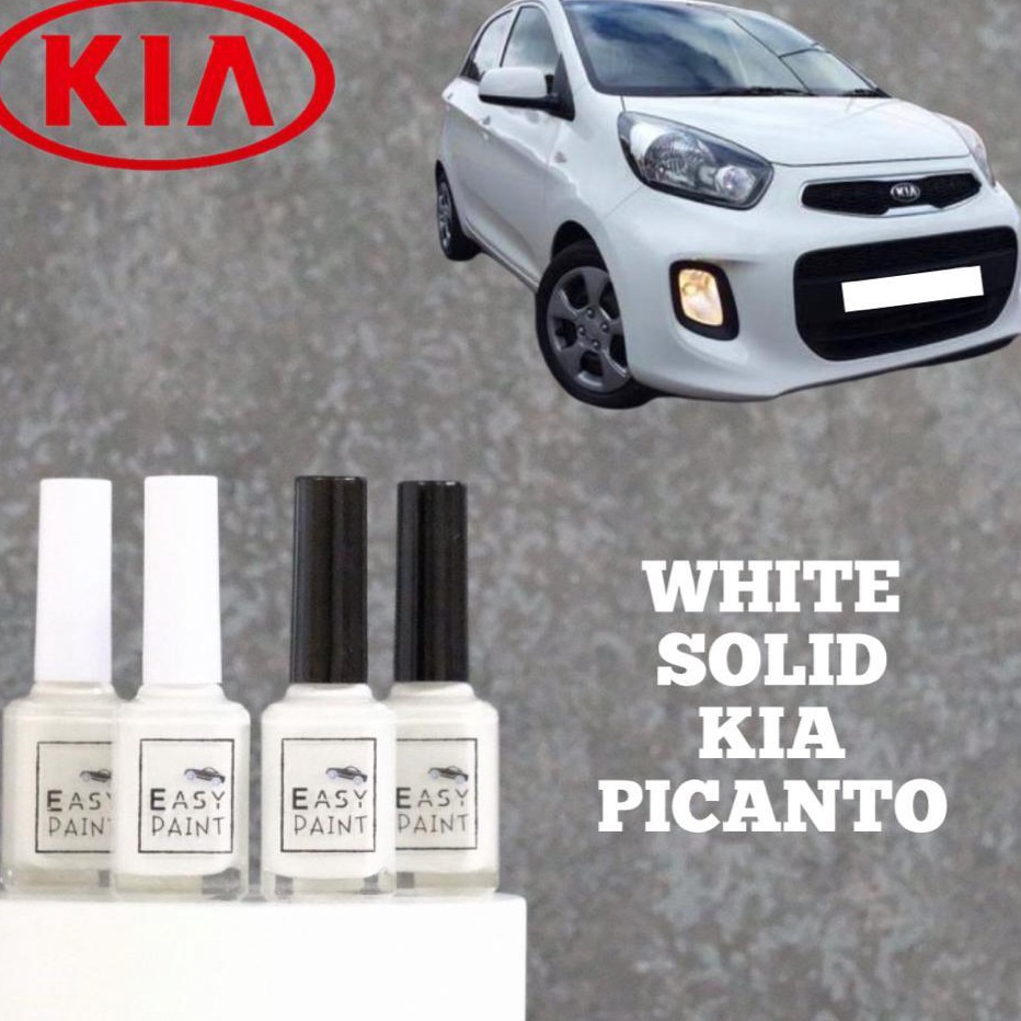 

LARISSS ABIEZZZ Cat Oles White Solid KIA Picanto Putih Solid
