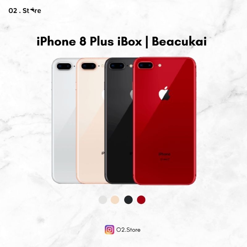 iPhone 8 Plus 64GB 256GB Gold Silver Space Gray Fullset Ex iBox