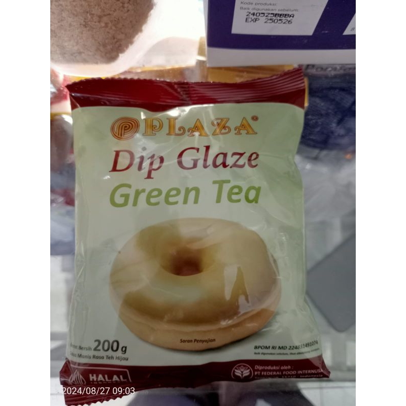 

Elmer Plaza Dip glaze green tea 200gr
