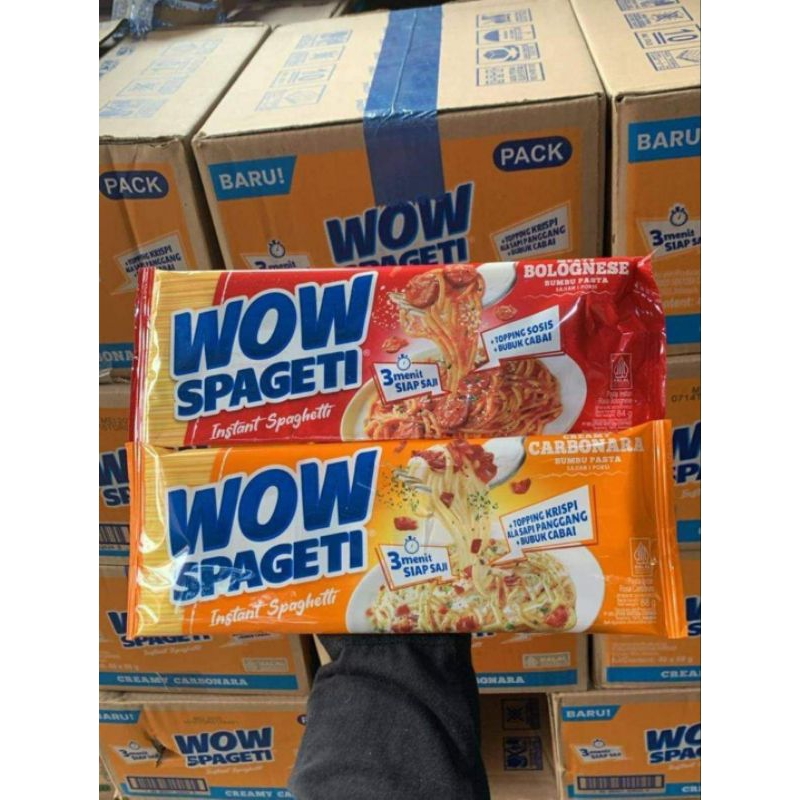 

WOW Spageti Instant Spagetti Carbonara & Bolognese by Mayora