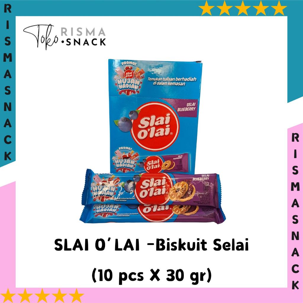 

Slai Olai Biskuit all variant kemasan (10pcs x 30gr)