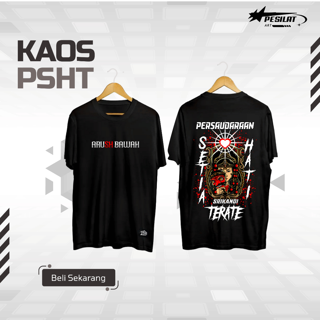 KAOS PSHT ARUS BAWAH TERBARU PSHT KAOS SH TERATE - PESILAT ART.