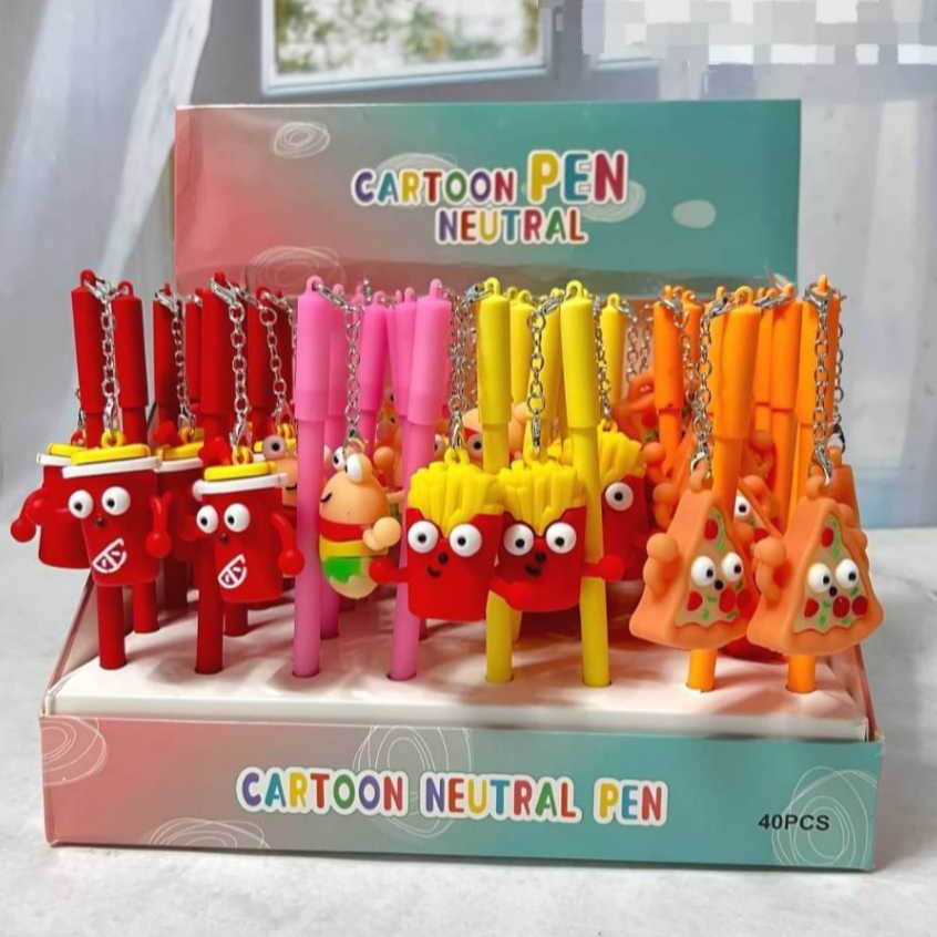 

Gelpen Fast Food Cartoon Neutral Pen Ballpoint Boxy