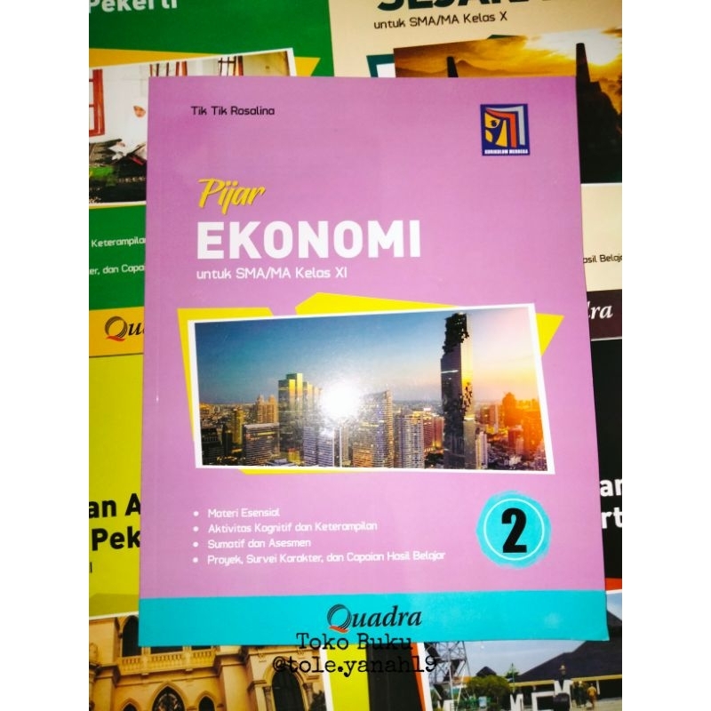 Buku Quadra Pijar Ekonomi Kelas 10-12 Kurikulum Merdeka