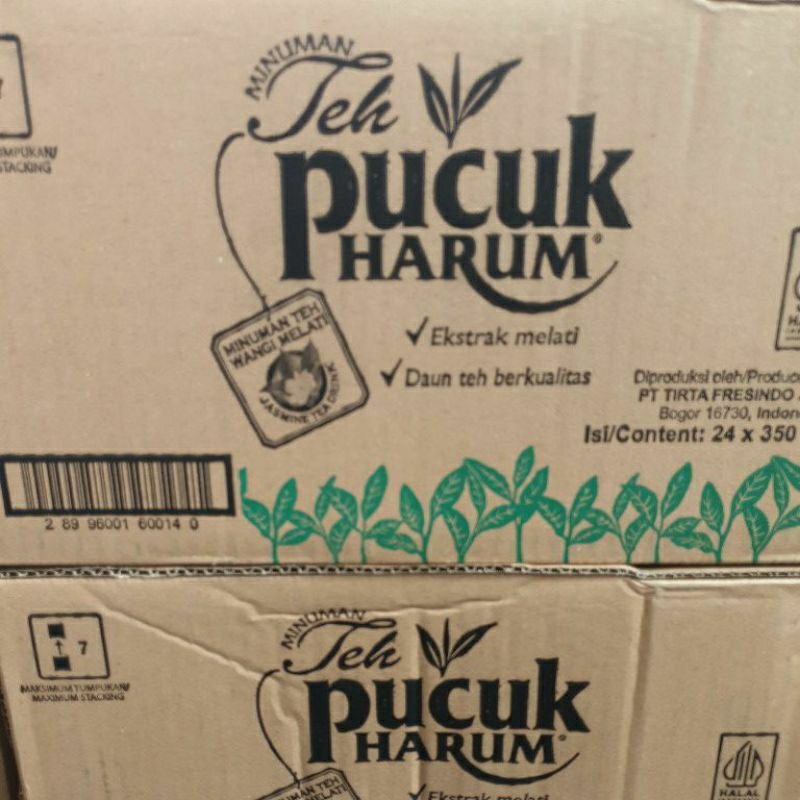 

Teh Pucuk Harum Perkarton isi 24 botol @ 350 ml