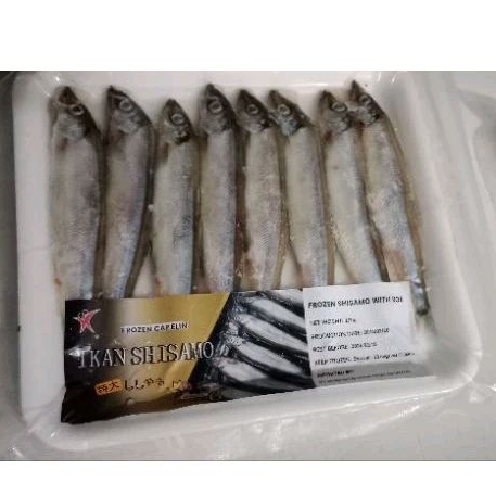 

Ikan Shisamo / ikan isi telur /ikan capelin