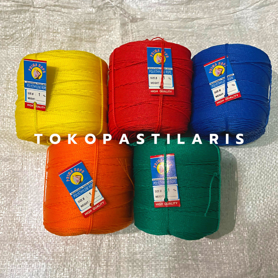 

Tali Tambang Kecil 1mm / Tambang PE 1 mm MEREK PRIMA MURAH - Merah