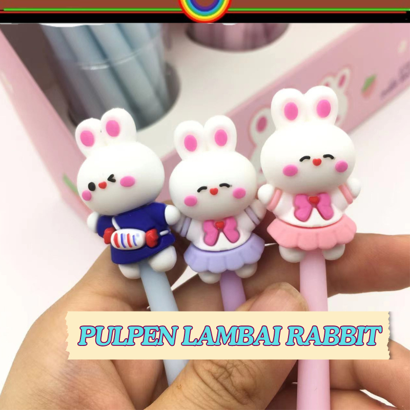 

PULPEN LAMBAI RABBIT TINTA BIRU | PULPEN GEL TINTA BIRU 0.5MM | PULPEN GOYANG KELINCI RABBIT TINTA BIRU | PEN LUCU | ALAT TULIS SEKOLAH | ALAT TULIS KANTOR | ATK | ATS | WPP