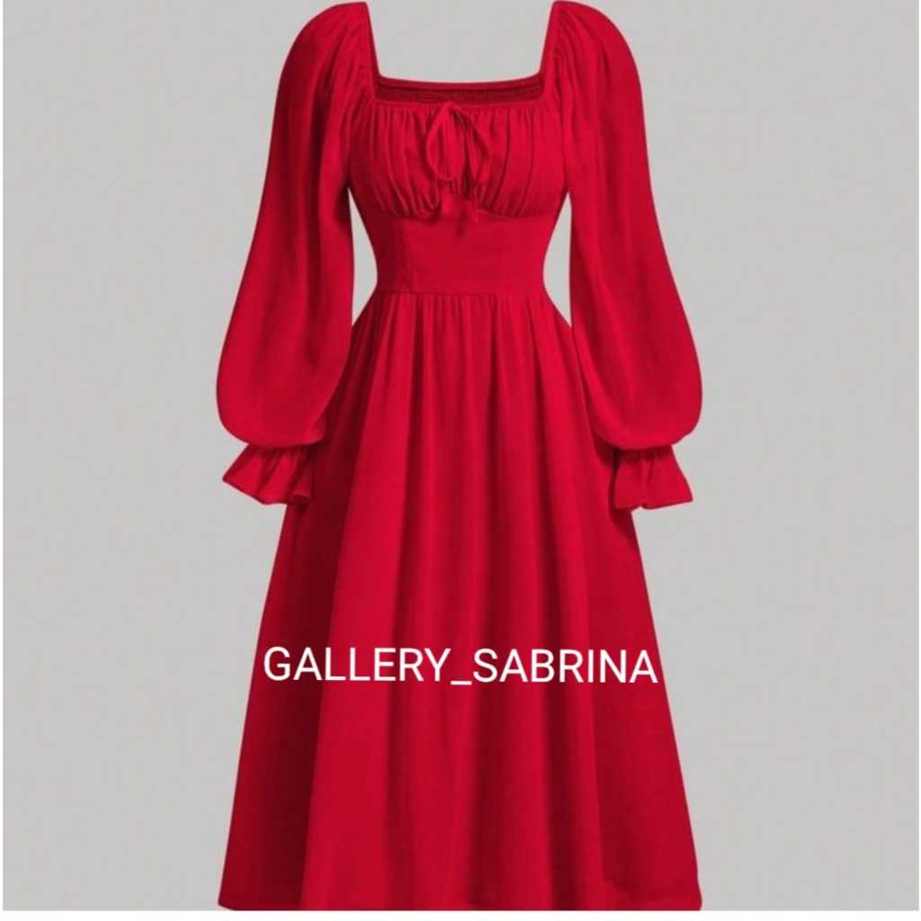 COD Seola Dress Midi Vintage Korean Style