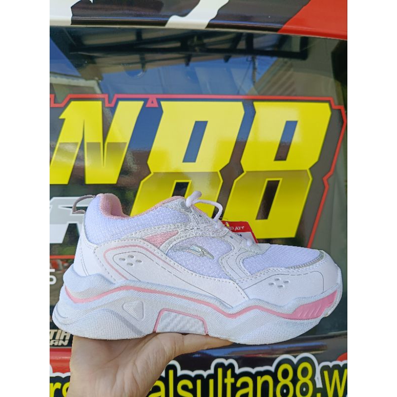 Pro ATT LJX 25 putih/merah muda (pink) sepatu wanita