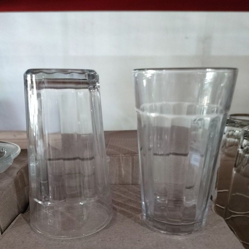 gelas beling 1kotak isi 6bj