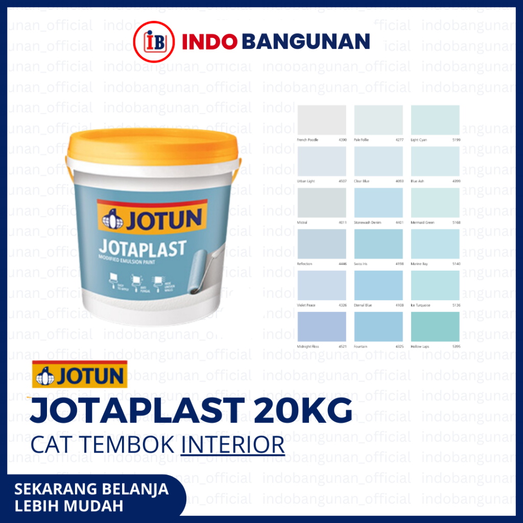 JOTUN JOTAPLAST CAT TEMBOK INTERIOR PAIL 20 KG