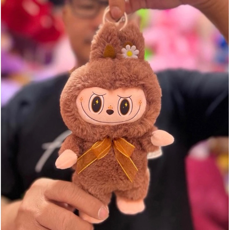 Boneka Labubu Doll Gantungan Kunci Besar Gantungan Tas Key Chain Bag Accessories Lucu