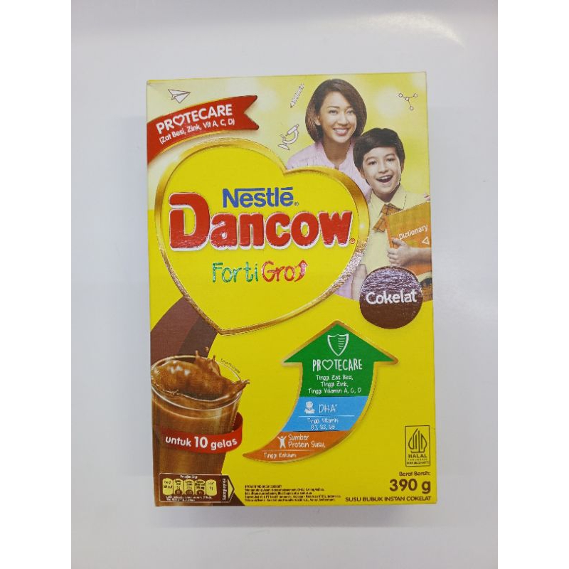 

Dancow fortigro susu cokelat 195gr/390gr/780gr