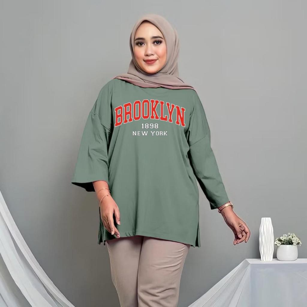 kaos layla wanita oversize ld 120cm - ld 140cm/kaos wanita oversize terbaru.