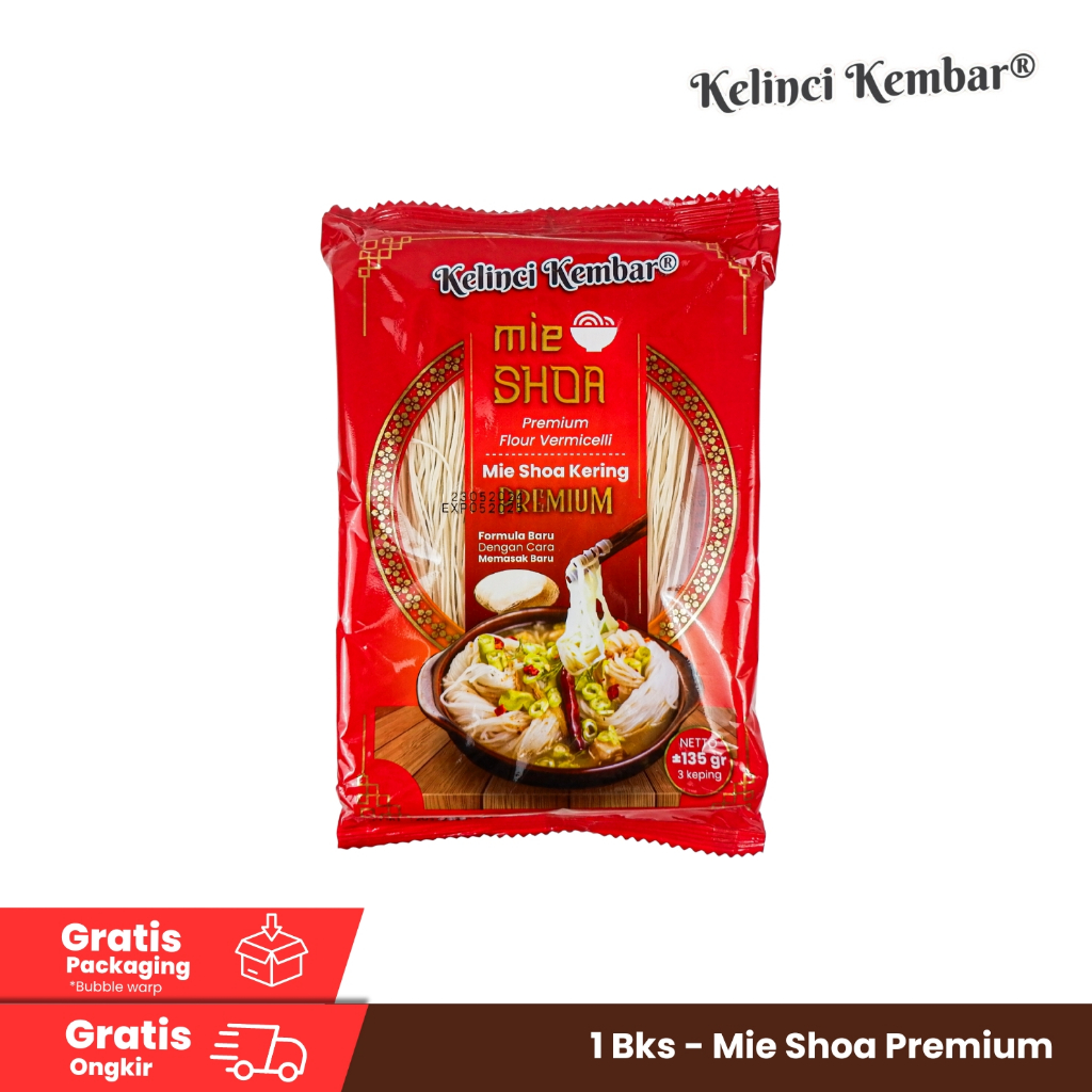 

Mie Shoa / Misoa Kelinci Kembar Premium 135gr