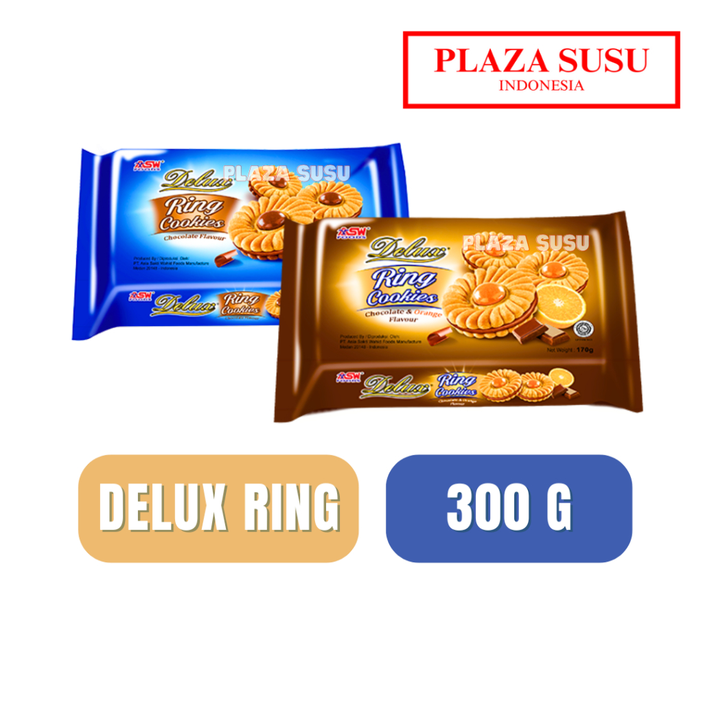 

CAMILAN ASW DELUX RING COOKIES CHOCOLATE & ORANGE BISKUIT MAKANAN RINGAN 300G