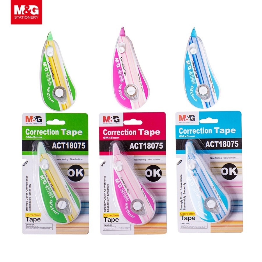 

M&G Correction Tape / Tipe x Kertas 6mx5mm ACT18075