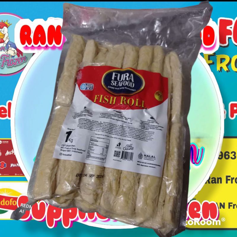 

fura fish roll 1kg roll ikan 42pcs