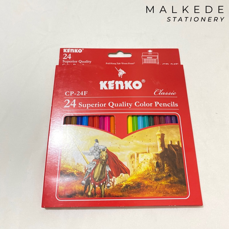 

PENSIL WARNA / COLOR PENCILS KENKO | CP-24F | 24 WARNA PANJANG