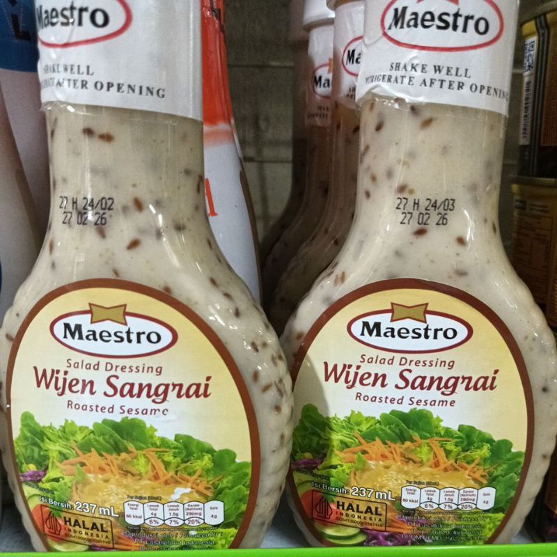 Maestro Wijen Sangrai Botol 237ml