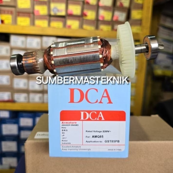 ARMATURE DCA AMQ85 ANGKER ROTOR DINAMO MESIN JIGSAW DCA AMQ 85 ORIGINAL DCA