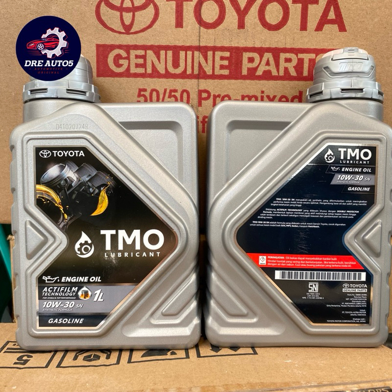 Sap Oli Mesin TMO 10W-30 O8880-85986 SN Synthetic 1 Liter Scan Barcode QR Original Toyota