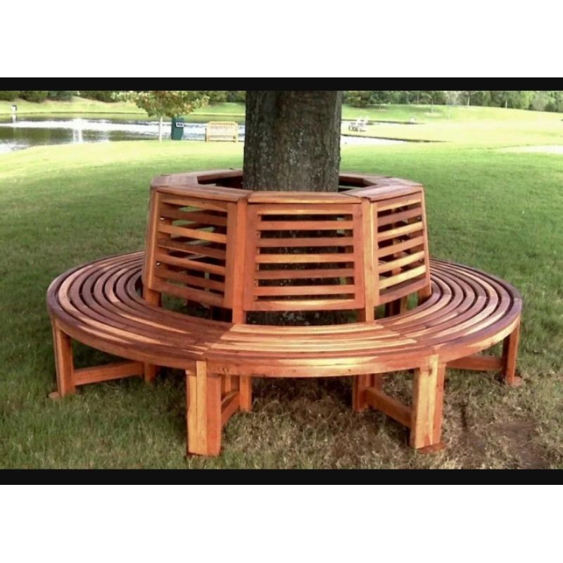 bangku taman antik kayu jati (TPK) -furniture