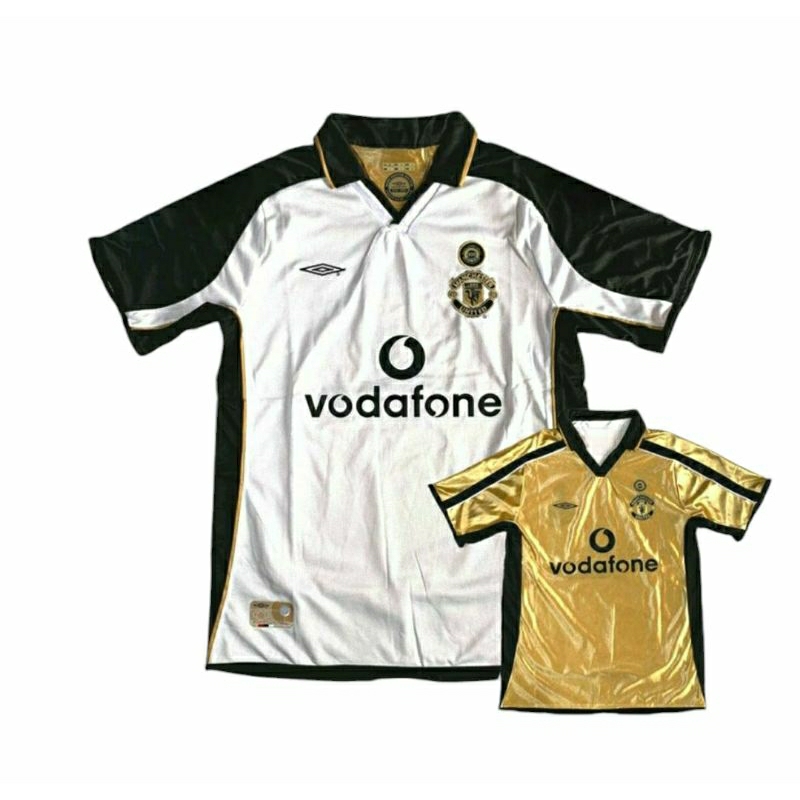 ( RETRO ) JERSEY BOLA MU CENTENARY BOLAK BALIK 2002/2004 GRADE ORI