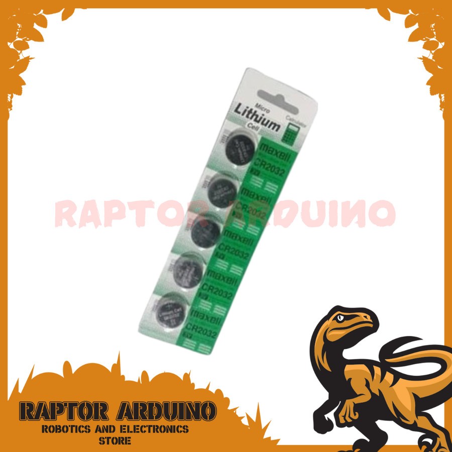 CR 2032 baterai calculator Bulat cr2032 Battery Lithium cr-2032 Maxell
