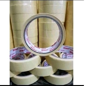 

Solasi kertas masking tape ukuran 3/4 inch 15mm diameter 53mm panjang 3 meter