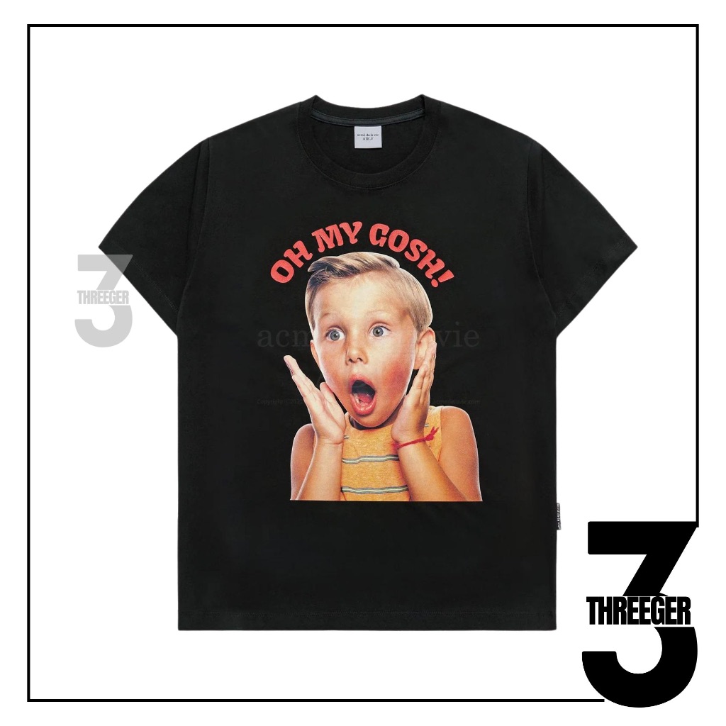 ADLV Scream Boy Lettering Tee Black Original