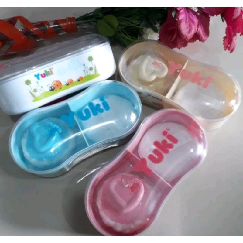 Tempat Bedak Yuki | Tempat Bedak Bayi isi 2 | Tempat Bedak Bayi Bulat | Tempat Bedak Anak