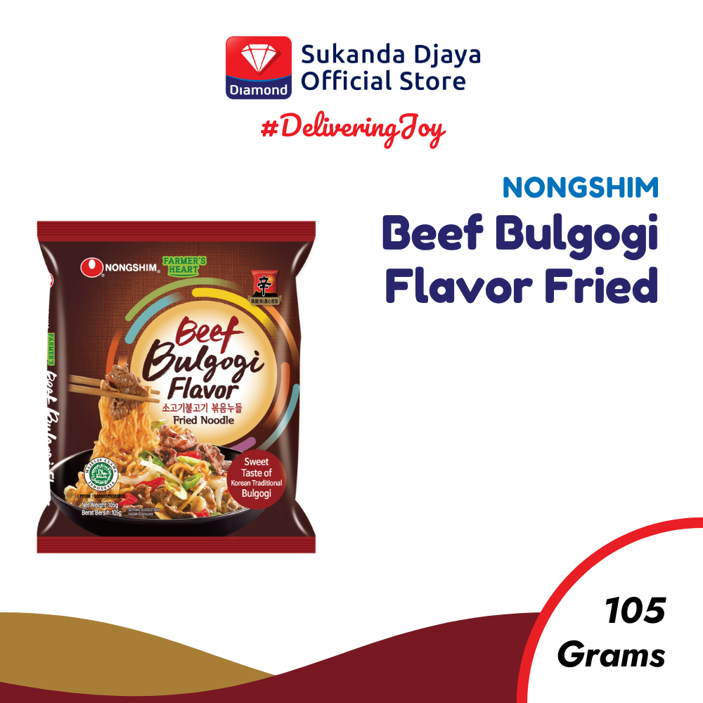 

Nongshim Mie Instan Beef Bulgogi Flavor Fried 105 Gr