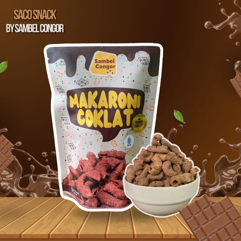 

Makaroni Coklat by Sambel Congor SACO Snack cemilan jajanan viral