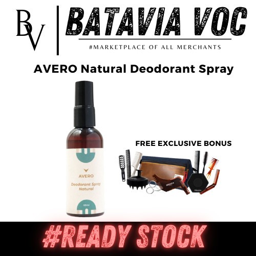 AVERO Natural Deodorant Spray / Deodoran Berbahan Alami