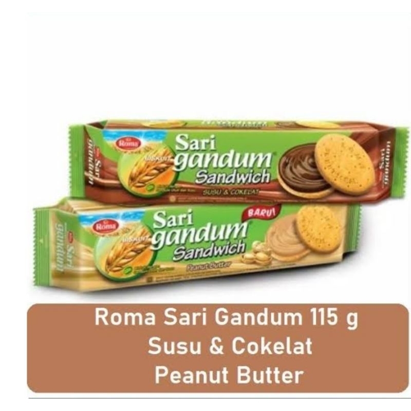 

Roma Sari Gandum Sandwich 108 gram