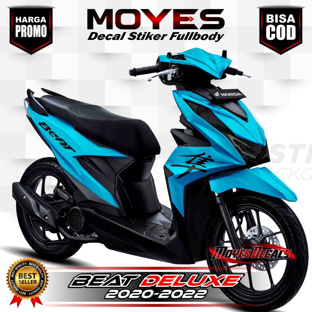 Decal Motor Beat Deluxe - Stiker Motor Beat Deluxe Fullbody Premium - Variasi Motor Beat Deluxe 2020