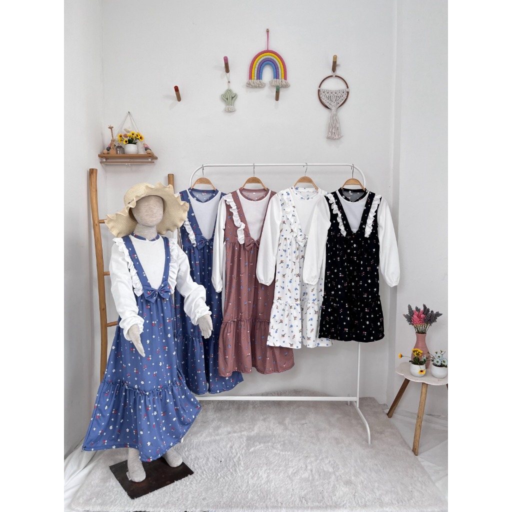 GAMIS ANAK LUNOX SMLXL BABY.CLOTH UNTUK UMUR 3-14 TAHUN baju muslim  panjang  remaja  tanggung  wani