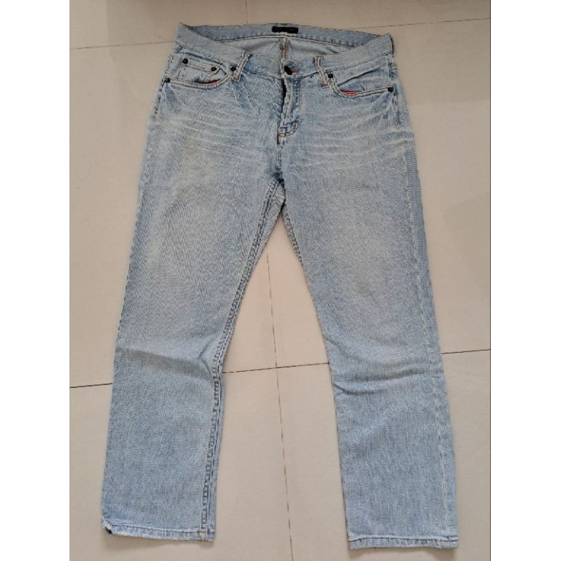 Preloved celana panjang jeans merk Theoria