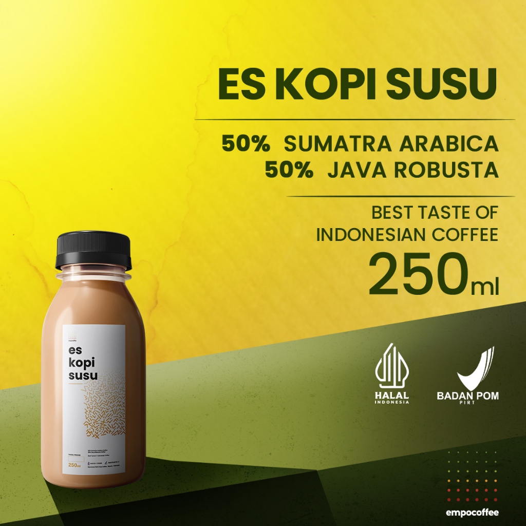 

Kopi Susu Gula Aren 250 ml Minuman Botolan Kekinian Ice Coffee Milk - 250 ml