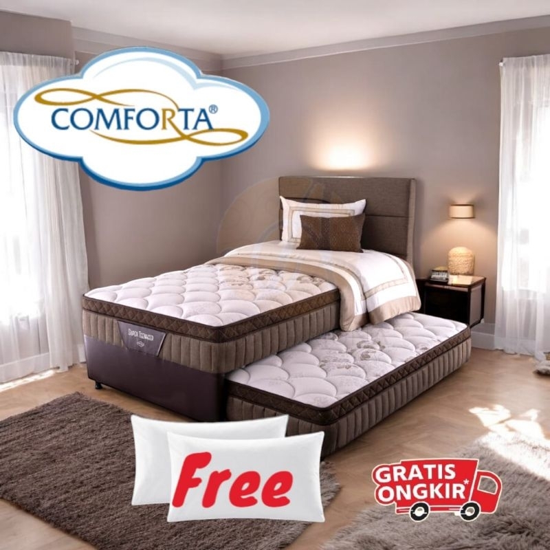 Set springbed comforta sorong 90 100 120 140 super teenager  Promo Murah