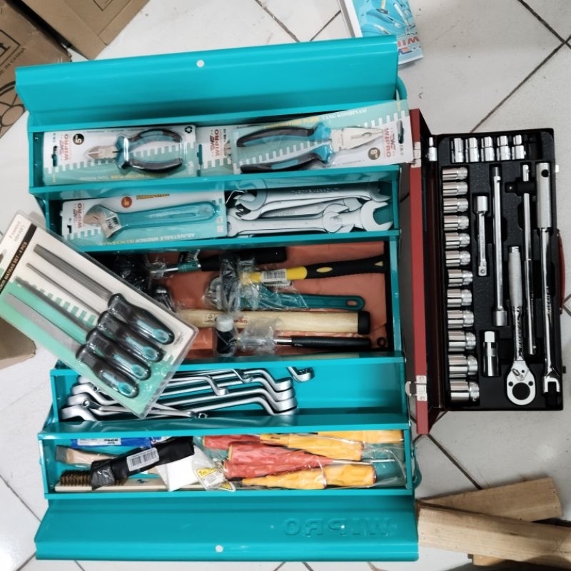 Tool box kit set 75 pcs wipro TS075
