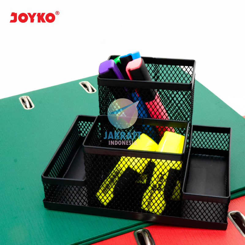 

(1 Unit) Desk Set Jaring JOYKO DS-19 Tempat Alat Tulis Pensil Meja Pen Stationery Stand Holder Jala Besi