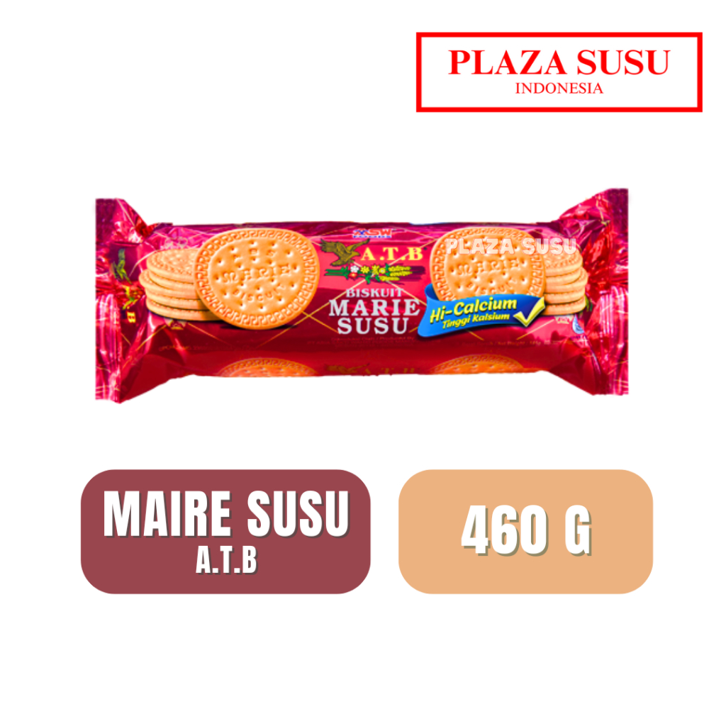 

A.T.B MARIE SUSU BISKUIT TINGGI KALSIUM 180 G ATB MARIE SUSU HI-CALCIUM